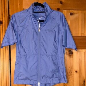 Zero Restriction Women's Purple Short Sleeve Rain Jacket
